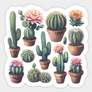 Cactus Plants Sticker